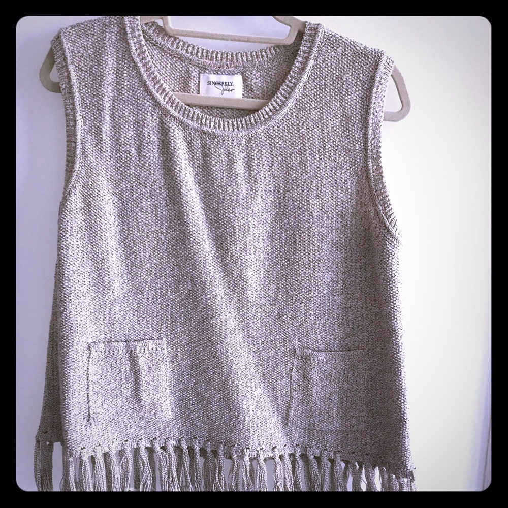 Sincerely Jules Fringe Top